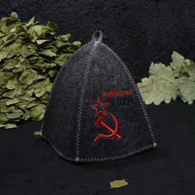 Шапка с вышивкой "Рожденный в СССР"